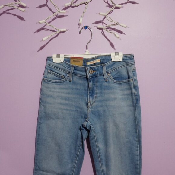 light blue skinny jeans / levi's - Picture 2 of 6